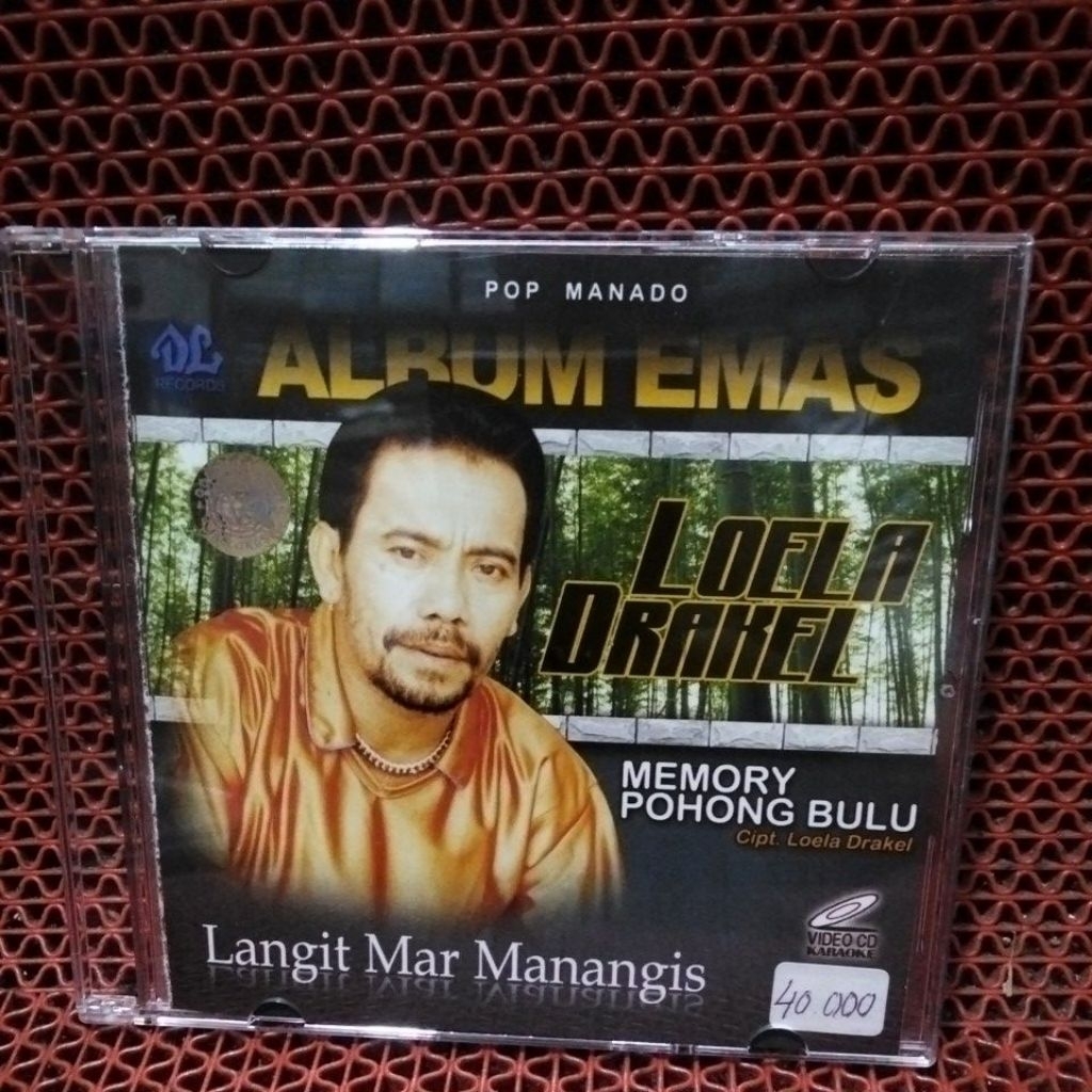 VCD KARAOKE LAGU POP MANADO LOELA DRAKEL 100% ORIGINAL BARU DAN MASIH SEGEL