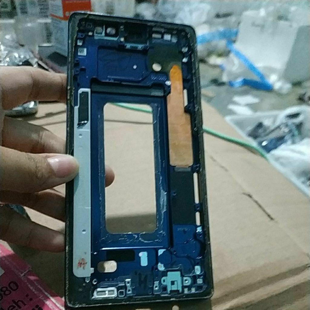 TULANGAN BEKAS SAMSUNG NOTE 9 N960F TOMBOL KOMPLIT