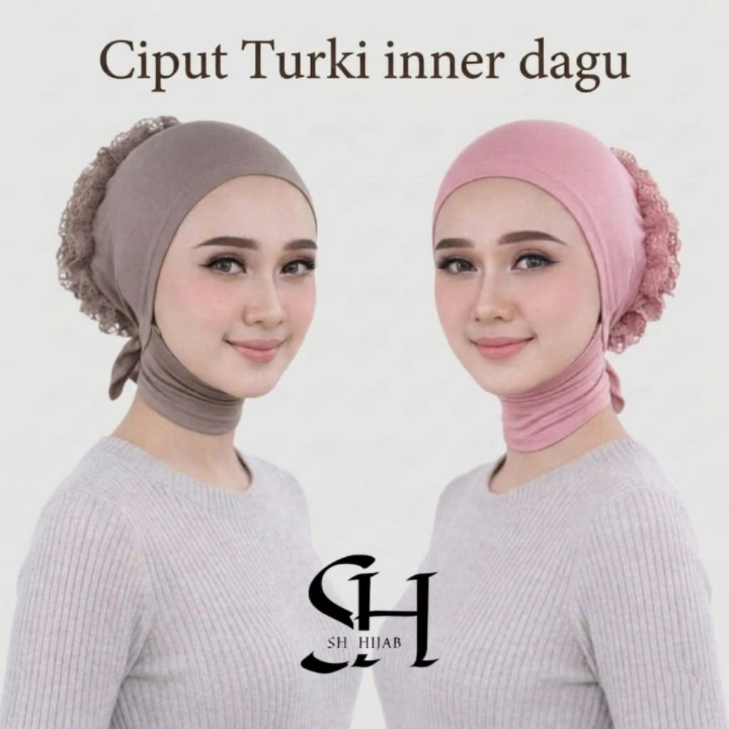 Ciput Inner Turki Dagu||Dalaman Hijab Ciput Turki Cepol Sanggul