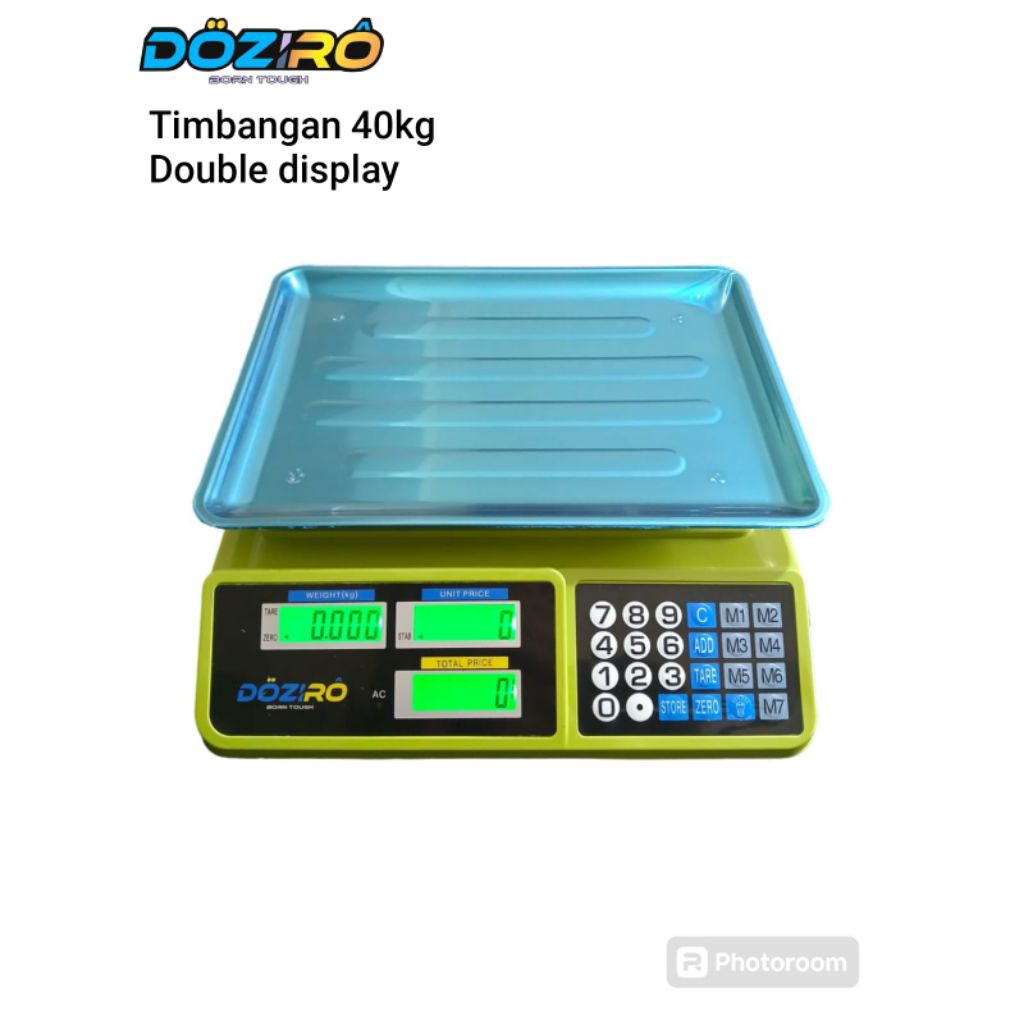 TIMBANGAN DIGITALLED 40KG DOZIRO