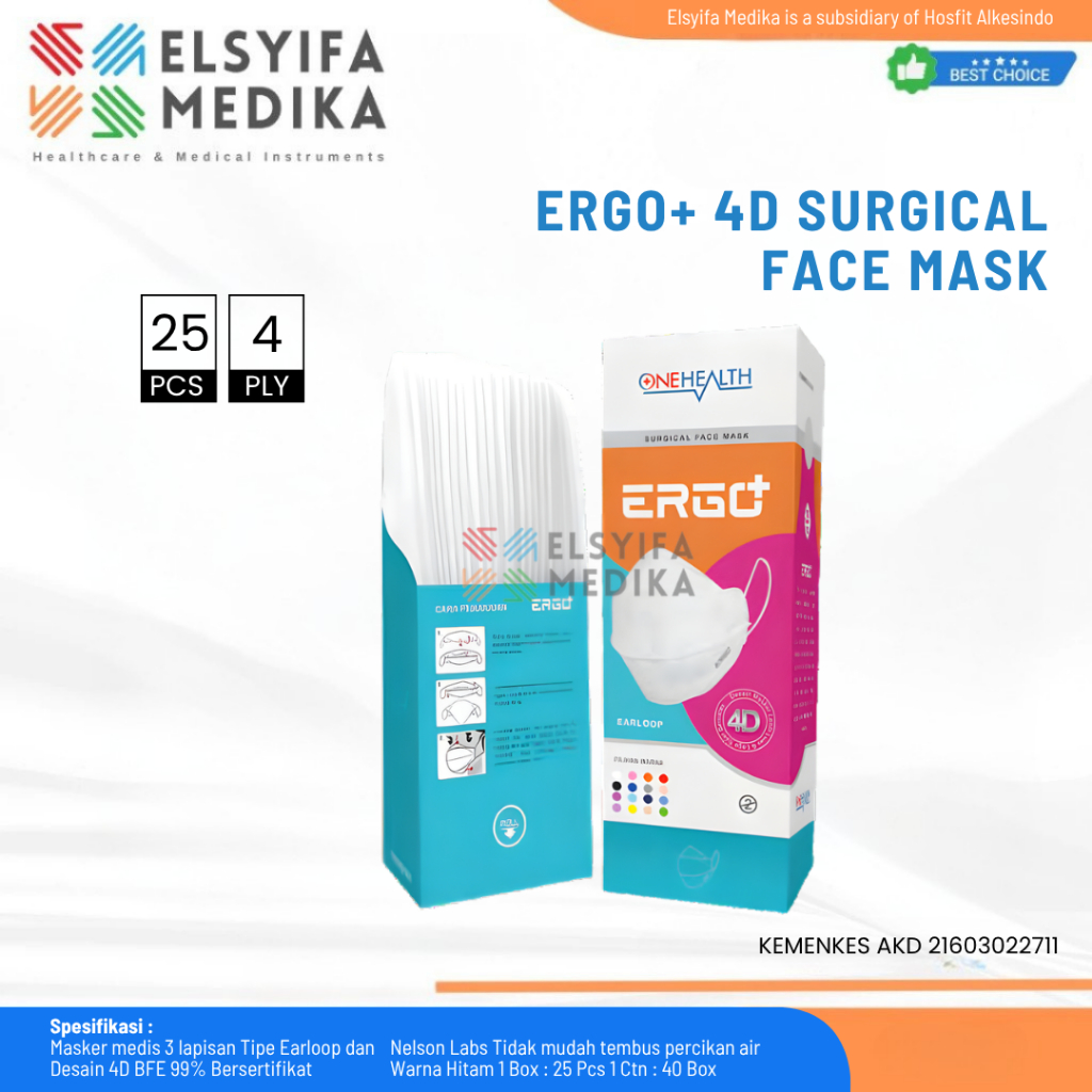 Masker Medis One Health Ergo
