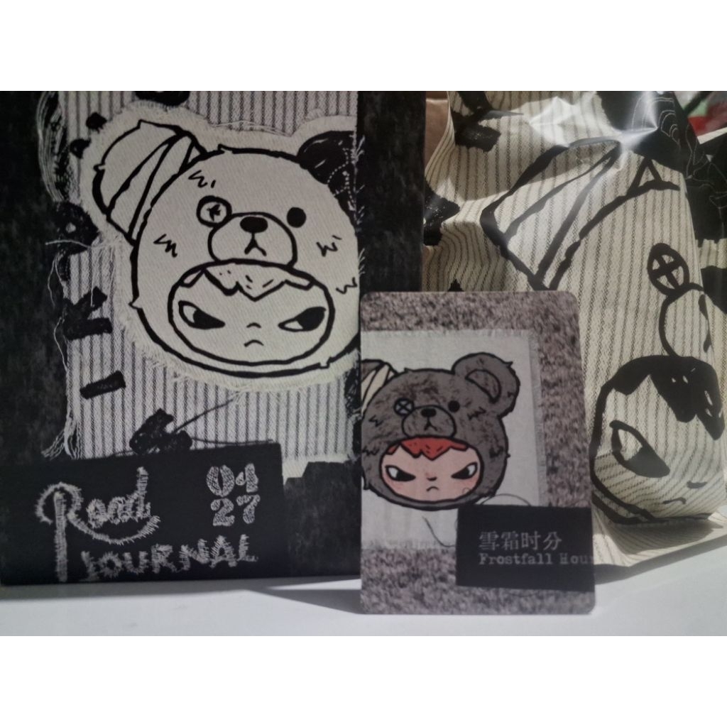 Boneka Action Figure Blindbox Pop Mart Hirono Road Journal Frostfall Hour 100% Original | Seal