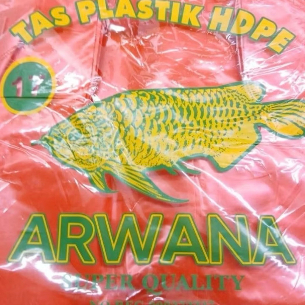 Kantong Plastik Merah Arwana Praktis / Plastik Merah arwana uk 17, 24, 28, 35, 40 (1 bks)