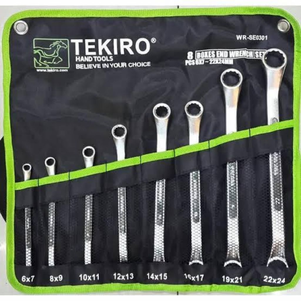 kunci ring set 8 pcs TEKIRO 6-24 mm ring set tekiro