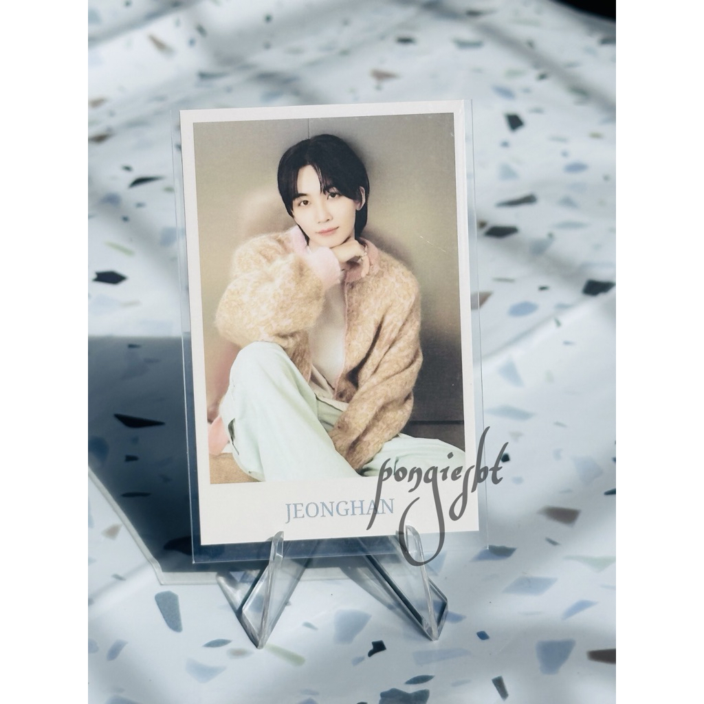 Photocard Official Seventeen Jeonghan Pola Putih Caratland 2024