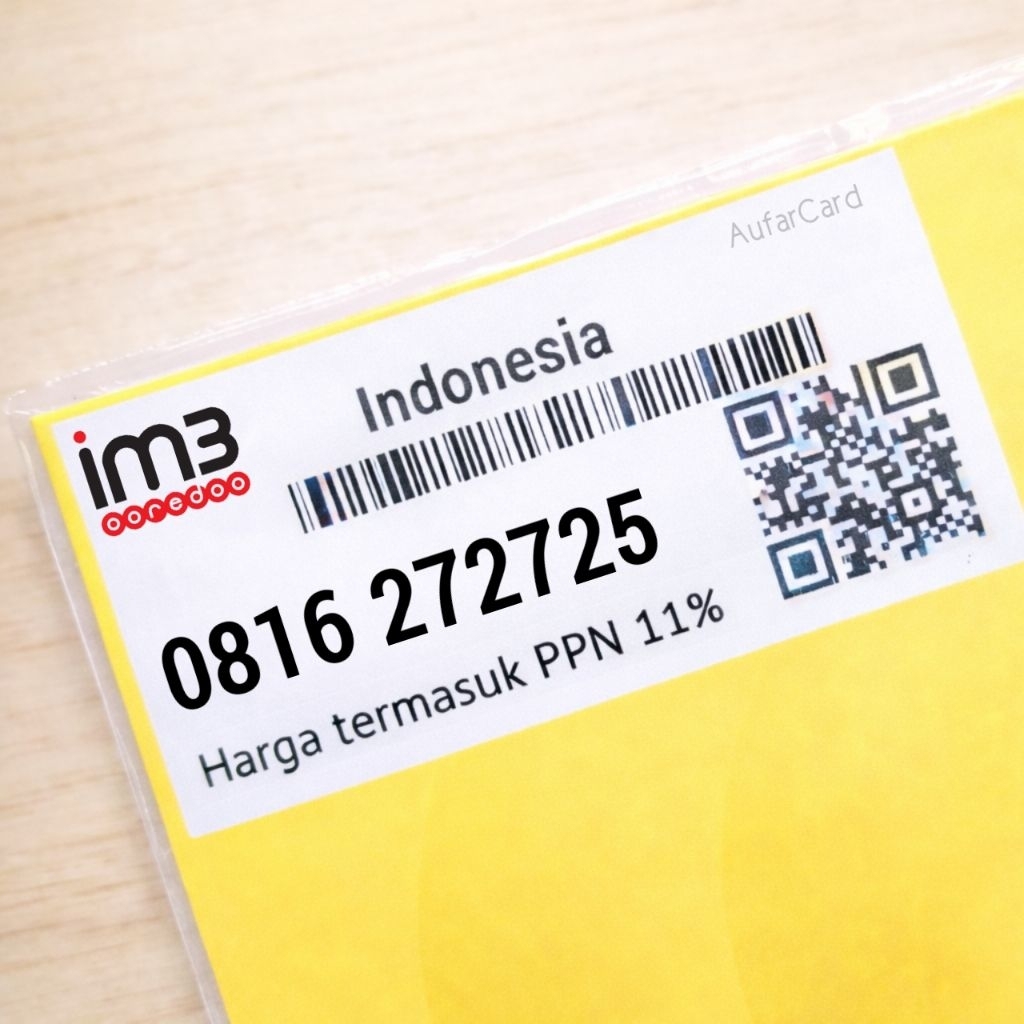 Nomor Cantik Indosat 10 digit IM3 Prabayar isi ulang ABABAB 252525