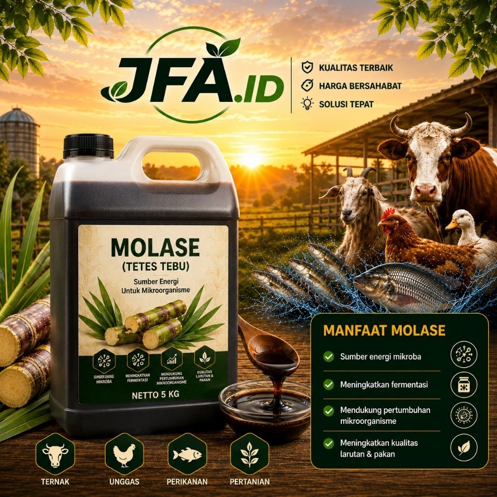 Molase 5kg Murni | Molase Grade A | Molase Premium