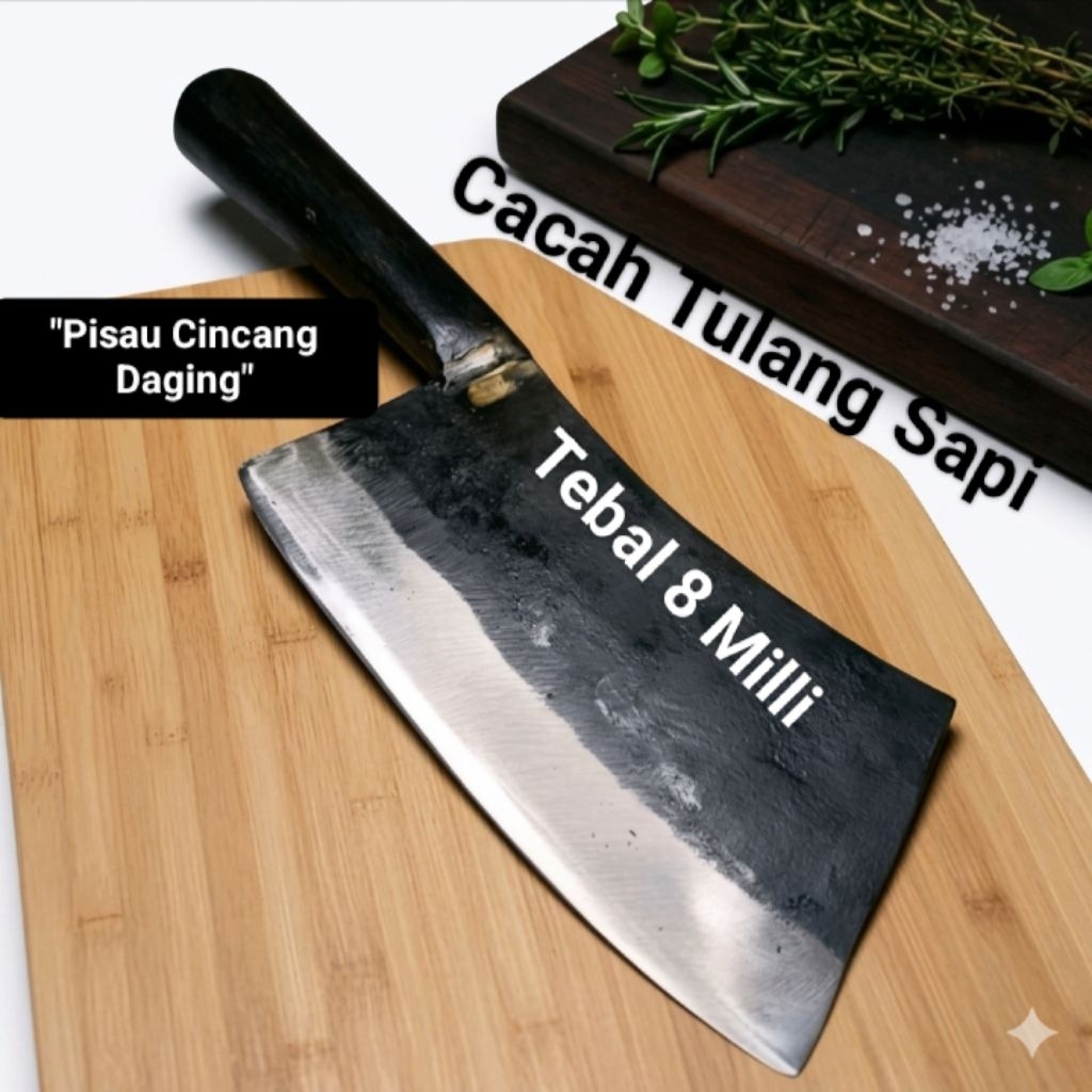 Pisau Cacah Daging Baja Per