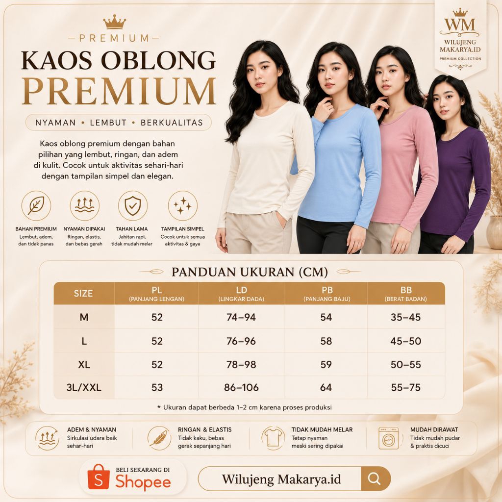 Manset Kaos Lengan Panjang / Manset Kaos Oblong / Kaos Manset