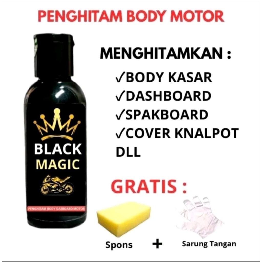 BLACK MAGIC PENGHITAM BODY MOTOR / BLACK MAGIC PENGHITAM BODY KASAR 60ML
