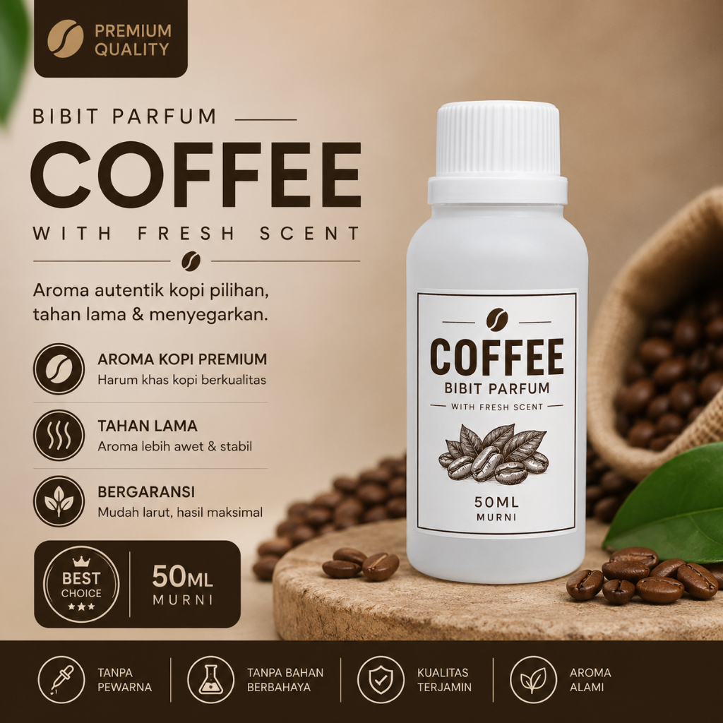 BIBIT PARFUM KOPI 50ML / BIANG PARFUM KOPI 50 ML