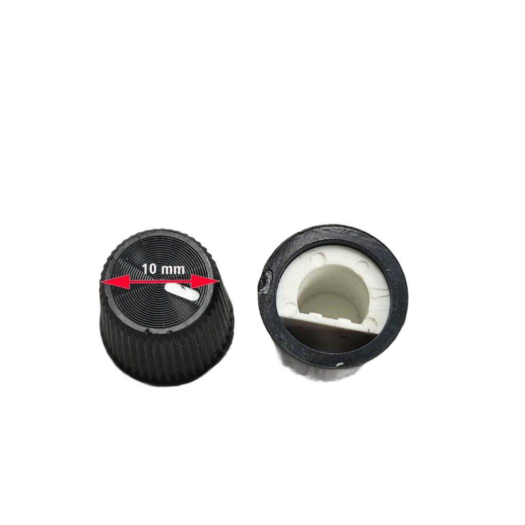 10 Knop potensio MIXER 10mm setengah lingkaran