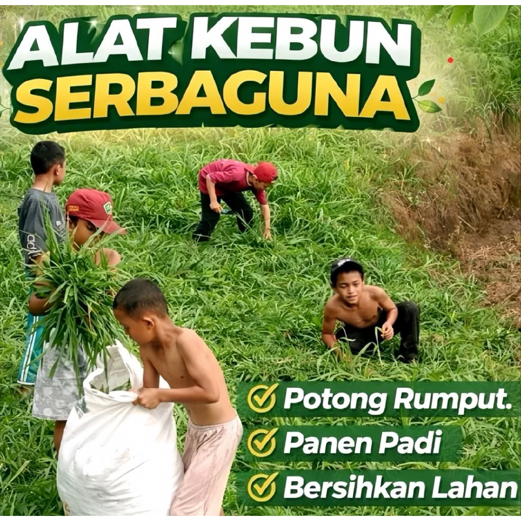 SABIT RUMPUT KHAS MADURA BAHAN BAJA PER