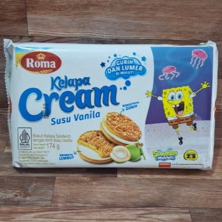 Biskuit Roma Mayora Biskuit Kelapa Cream Susu Vanilla