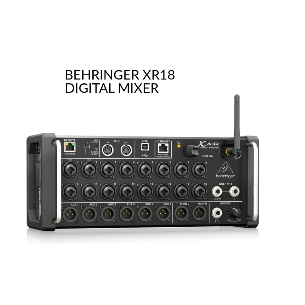 Behringer X Air XR12 / XR-12 // XR16 / XR-16 // XR18 / XR-18 – China – Digital Mixer Audio with Wifi
