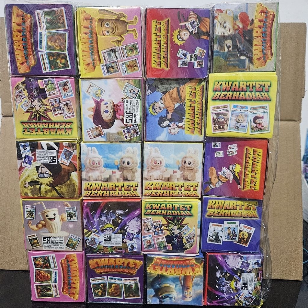 Kartu mainan Kwartet Mainan Kartu Kwartet Mainan Gambar anak isi 20 pcs