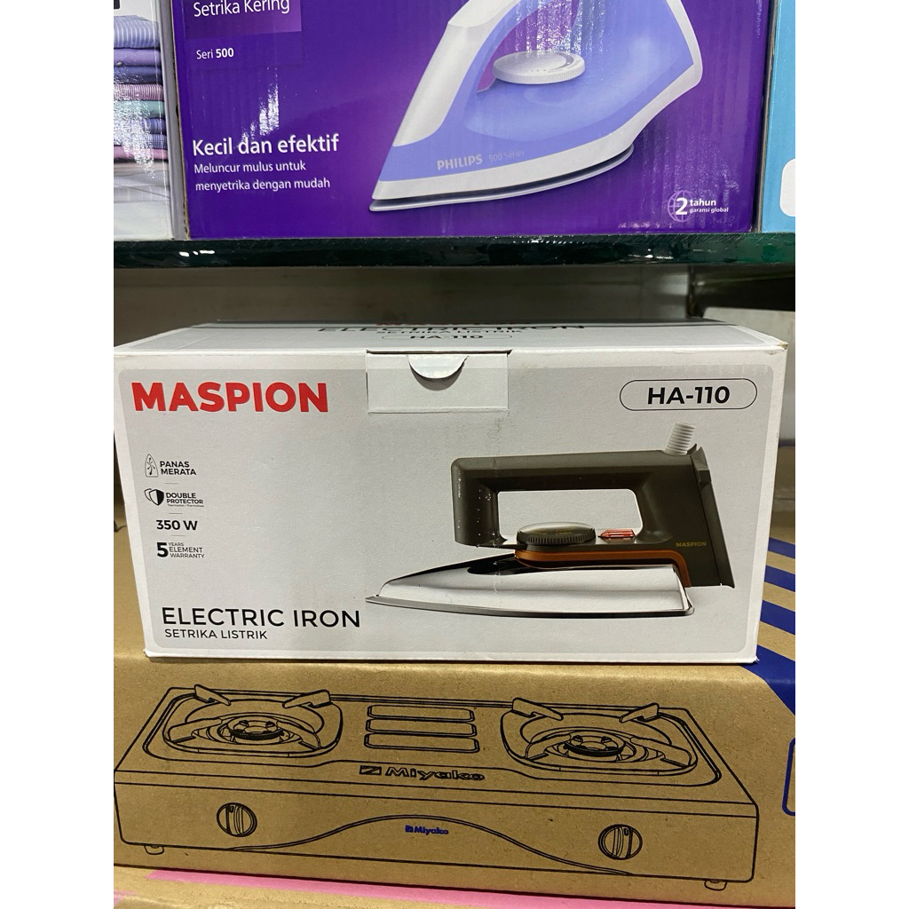 SETRIKA MASPION HA - 110 / GOSOKAN MASPION HA - 110 / SETRIKA PREMIUM / SETRIKA MASPION ORIGINAL