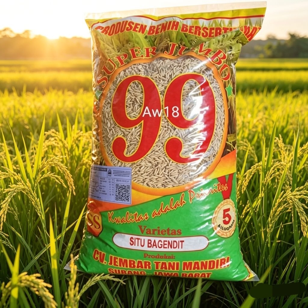 Benih Padi Super Jumbo 99 Varietas SITU BAGENDIT