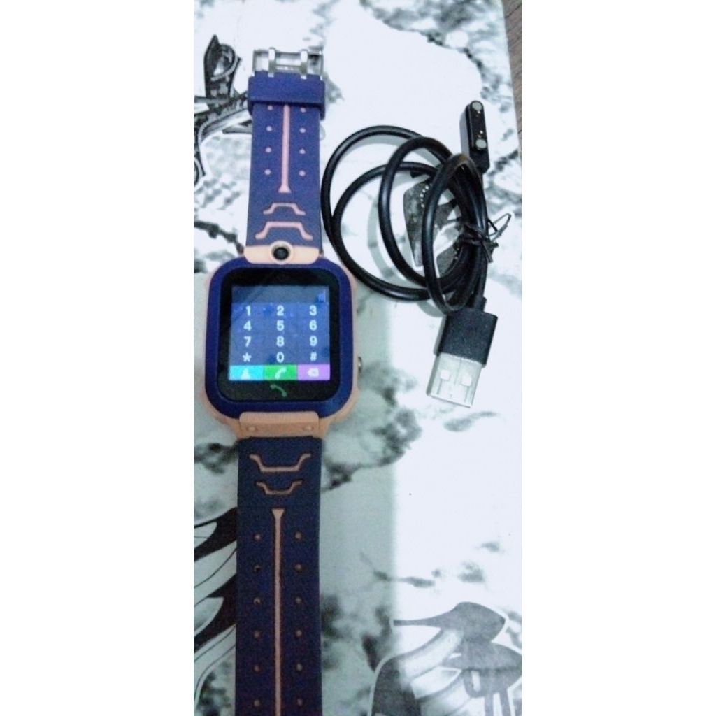 JAM TANGAN IMMO Q12 NYALA  NORMAL+ CHARGER  BACA DISKRIPSI