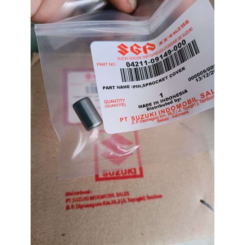 Pin dowel bos bak kopling magnet tutup gir suzuki shogun 125/110 smash