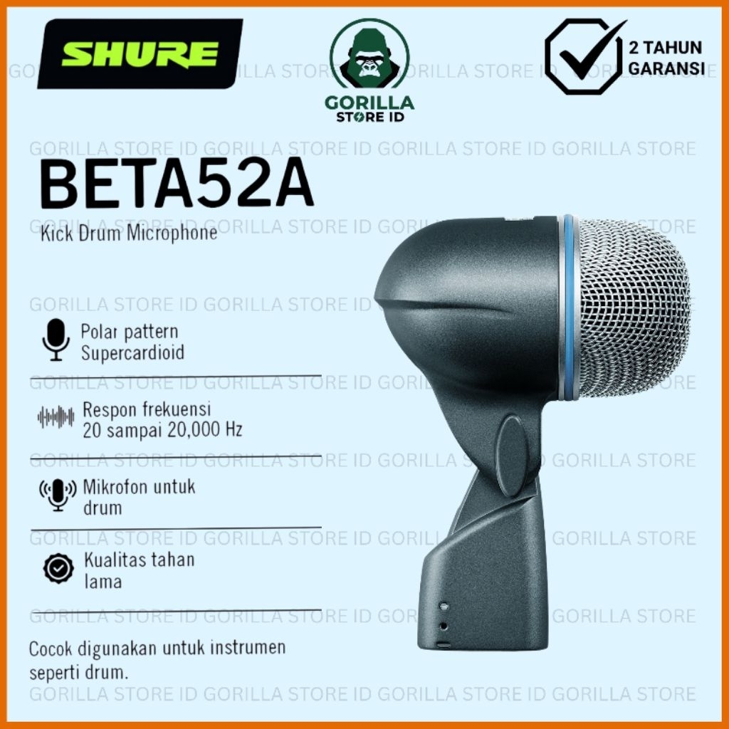 Shure BETA52A Kick Drum Microphone
