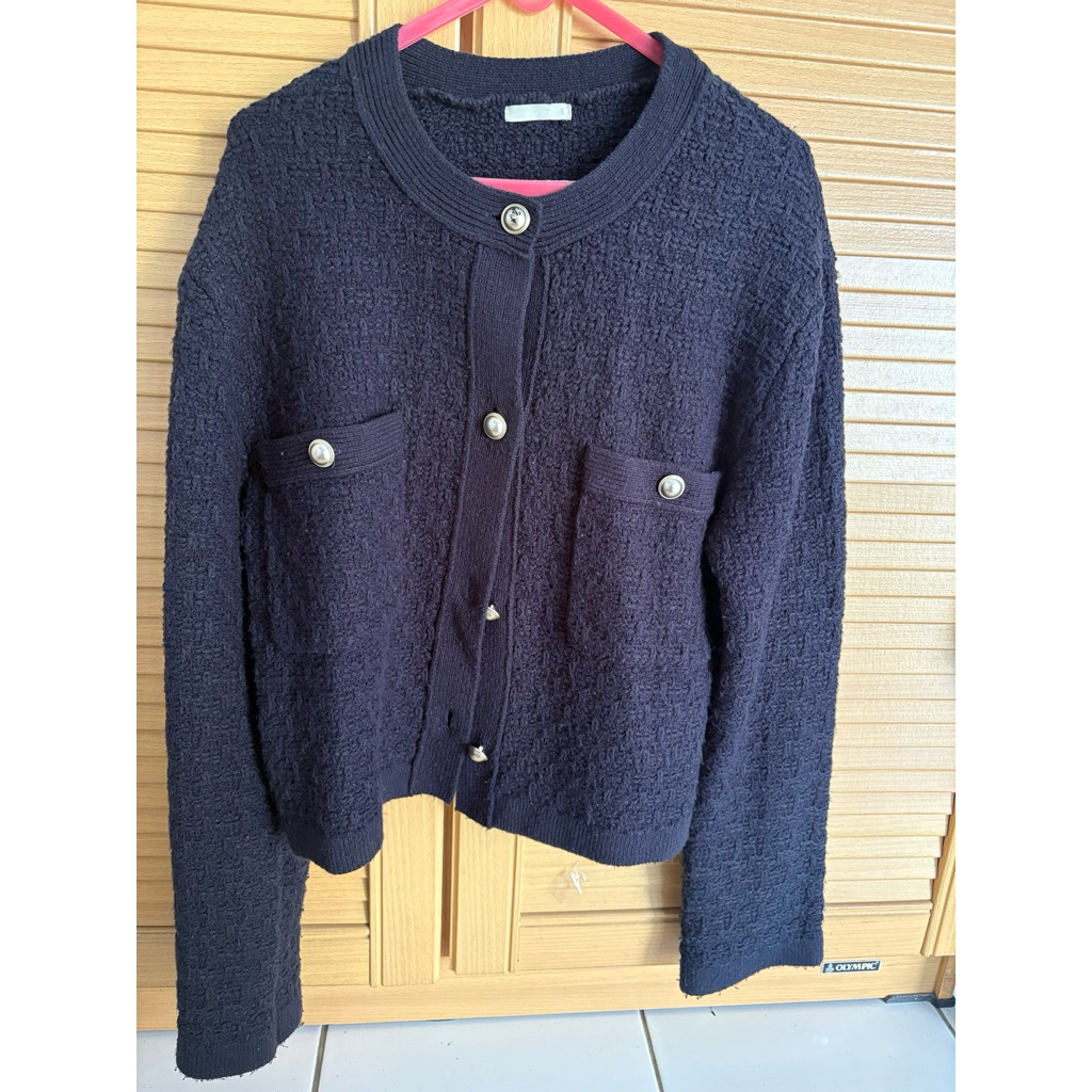 cardigan uniqlo tweed shouffle