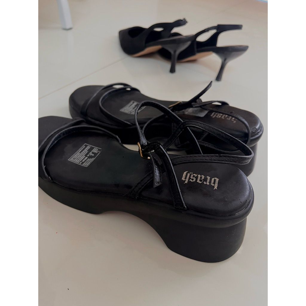 preloved black heels merk brash