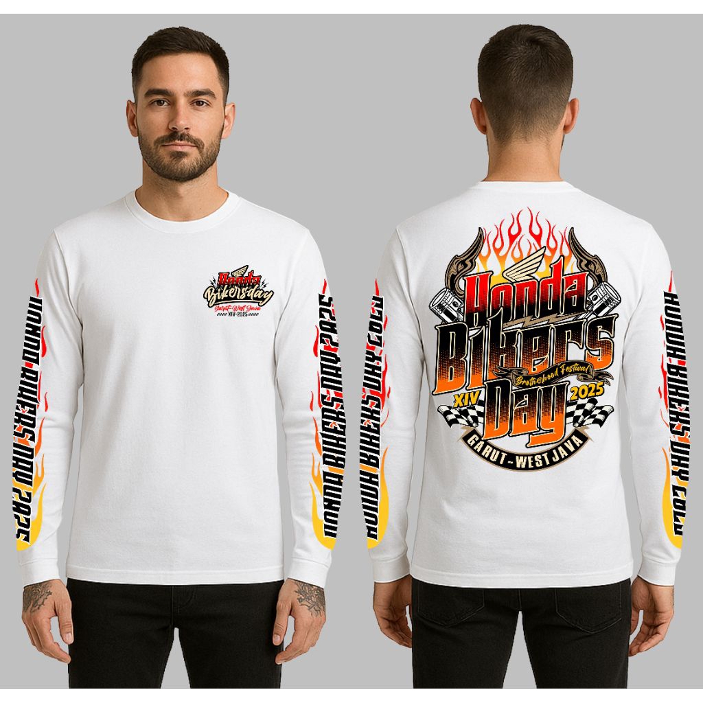 Kaos Motor Honda Bikers Day 2025 Garut Jawa Barat