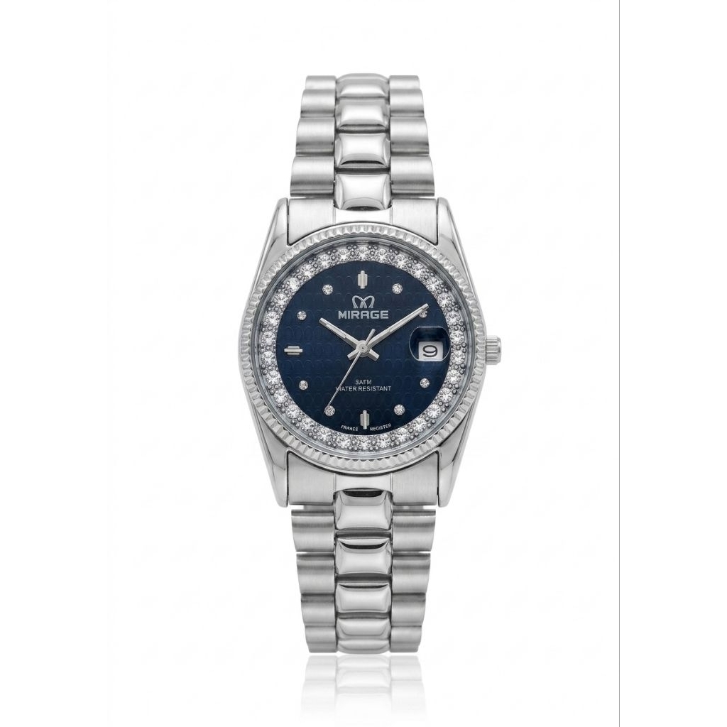 Jam Tangan Mirage 1579 Rantai Silver Wanita