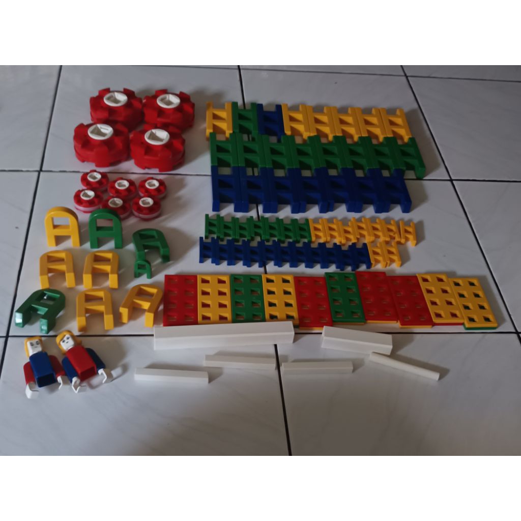 Part Lasy Block Germany Mainan edukasi anak Vintage