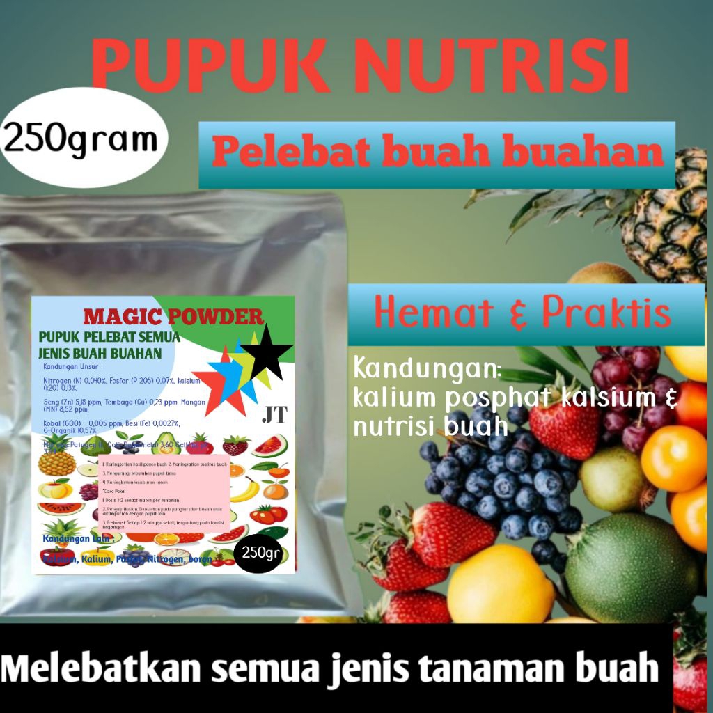 PUPUK ORGANIK pupuk semua jenis buah  buahan