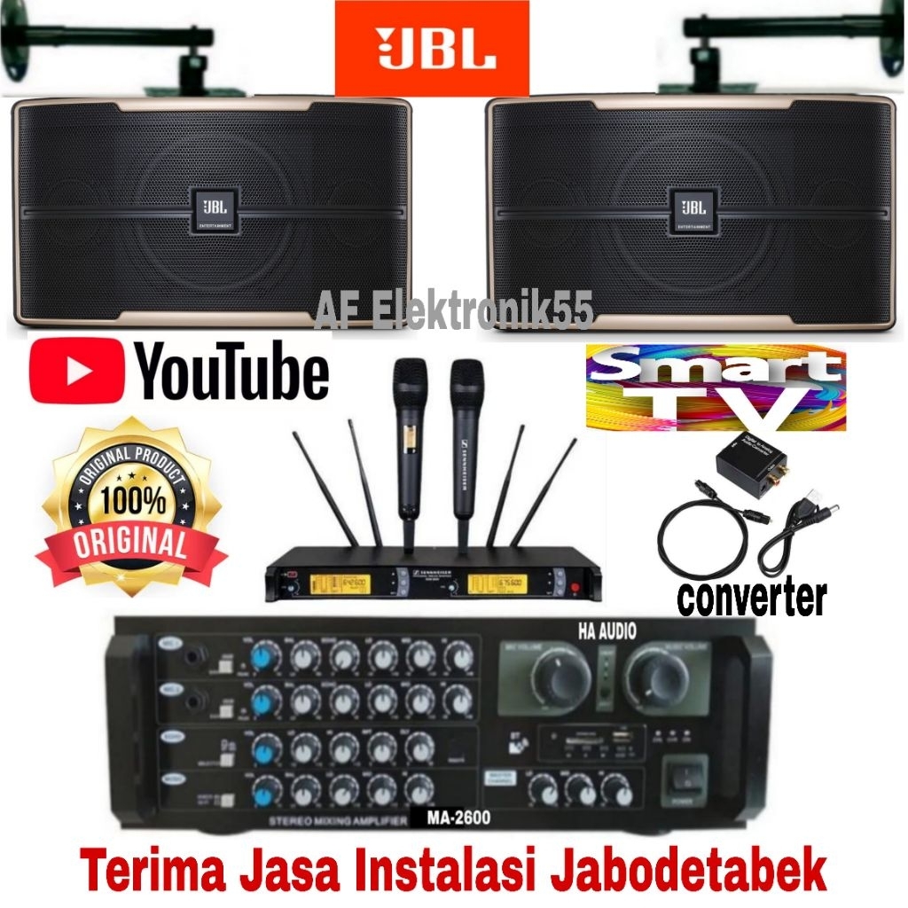 Paket Sound System Karaoke JBL Speaker JBL Pasion 10 Original
