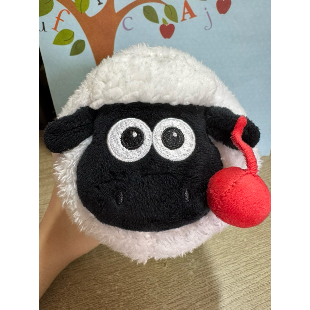 (SHAUN THE SHEEP) Shaun Plush Pouch Balon Merah T 19cm