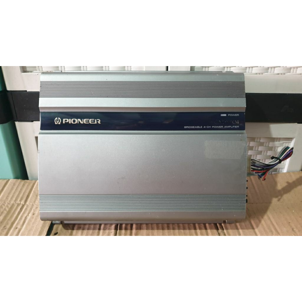 power amplifier mobil 4channel pioneer gm-x404 second bekas normal siap pakai sudah di tes