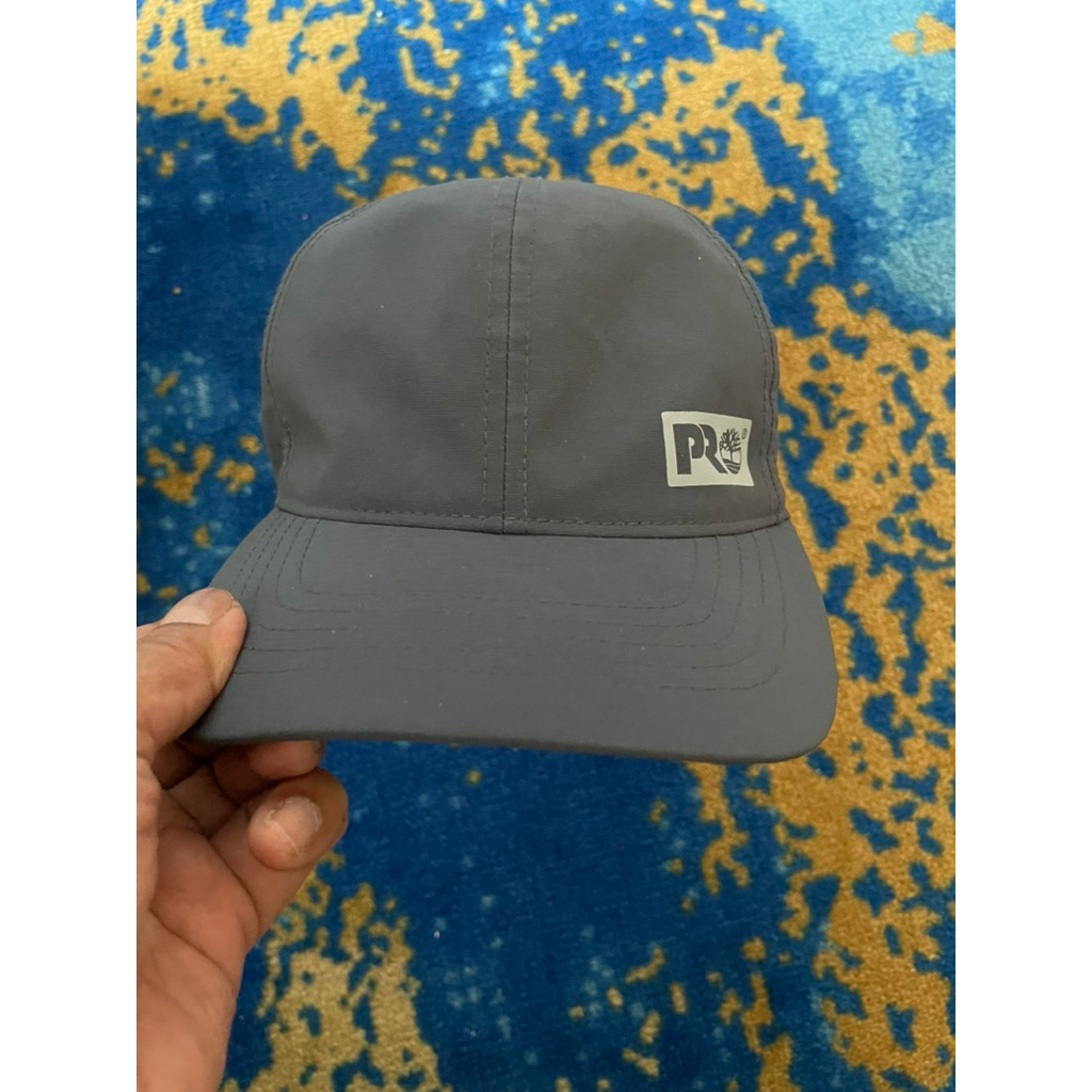 Topi Timberland Pro Baseball Cap Stretch Performance Flexfit Hat Size S-M Grey Preloved