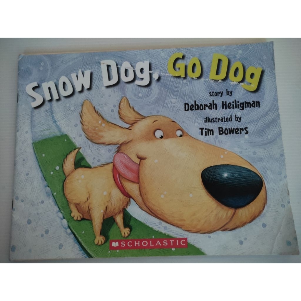 Buku Cerita Import Scholastic: Snow Dog, Go Dog