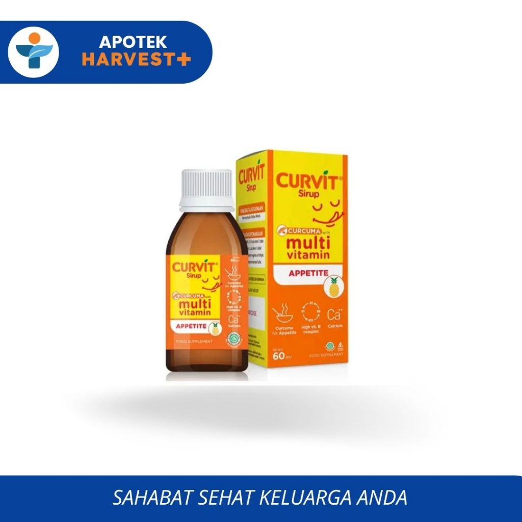 Curvit Sirup Multivitamin Nafsu Makan 60ml Dewasa Anak
