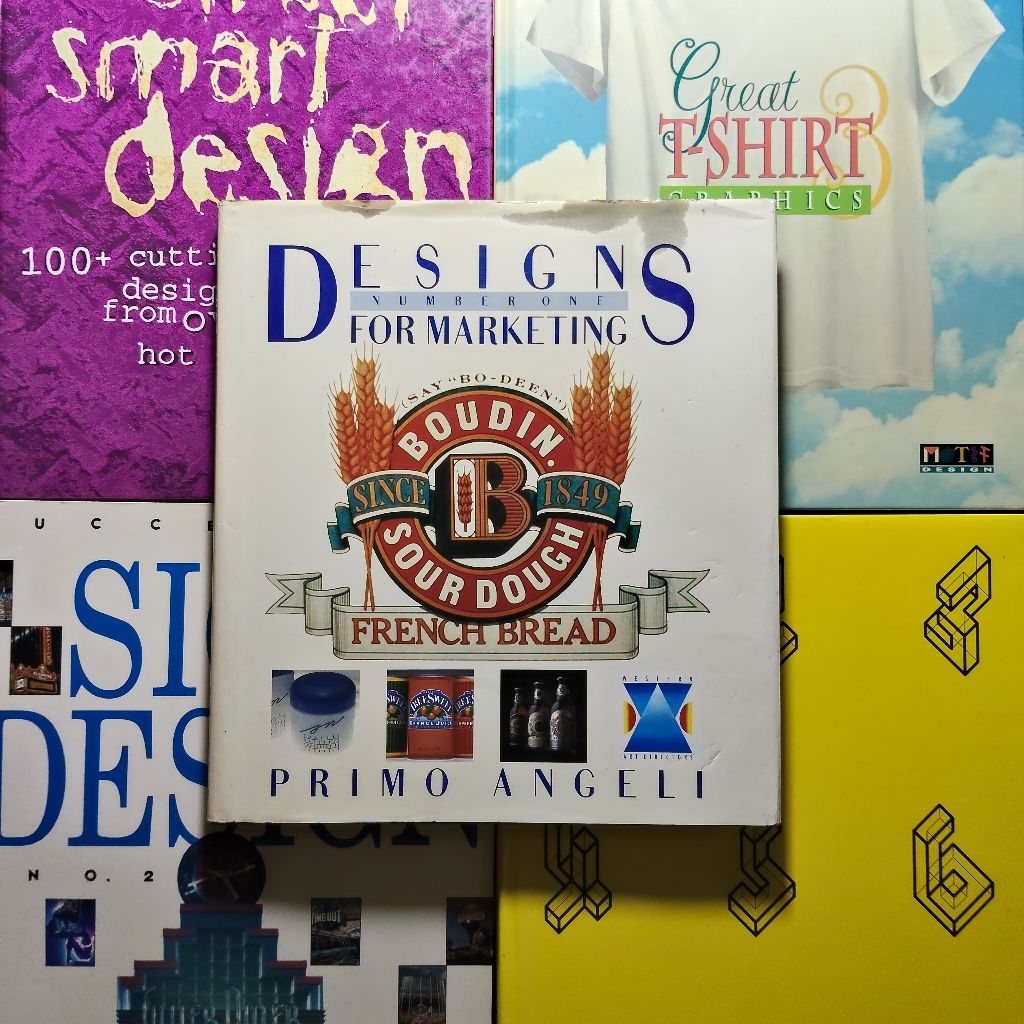 Buku Original Edisi Inggris • Buku Desain Kaos / Street Smart Design / Design Papan Nama / Design Un