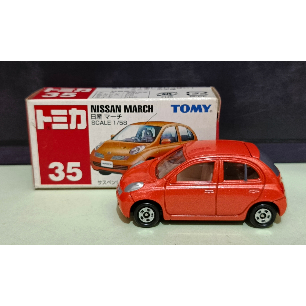 Diecast Tomica Tomy Biru 35 NISSAN MARCH
