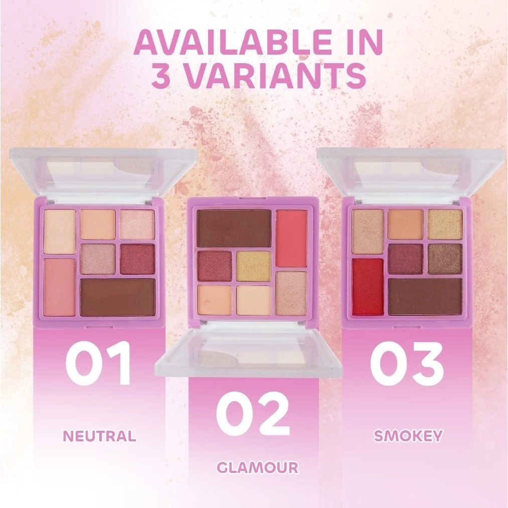 Xi XiU Divine Face Palette | All-in-One Makeup Palette | Eyeshadow Highlighter Blush Contour