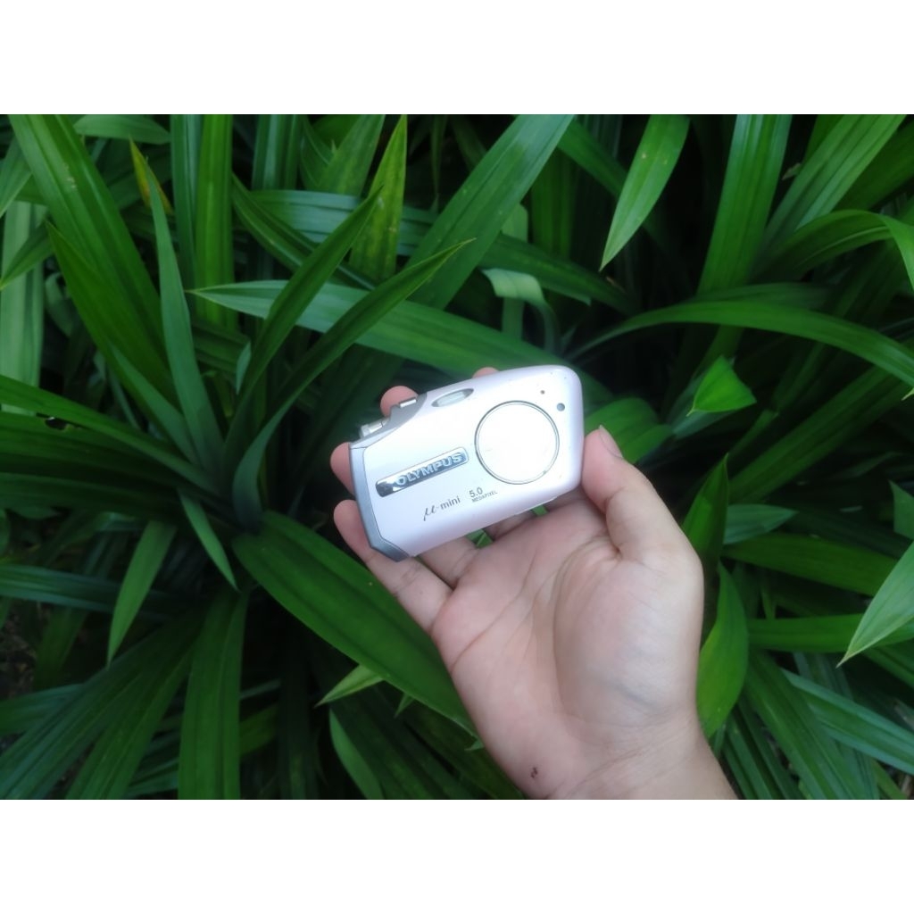 digicam lucu Olympus mju mini rare baby pink