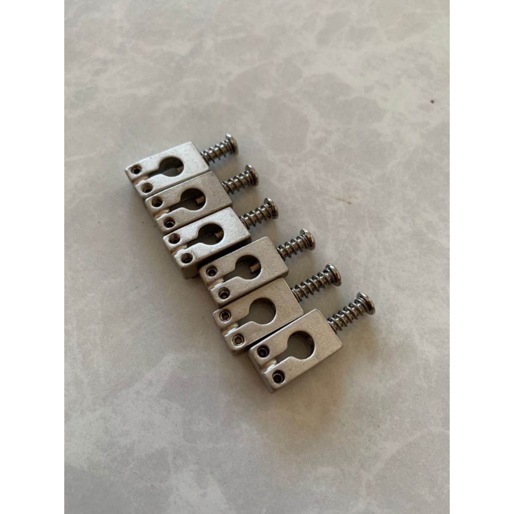 sadle bridge PRS gitar silver satin