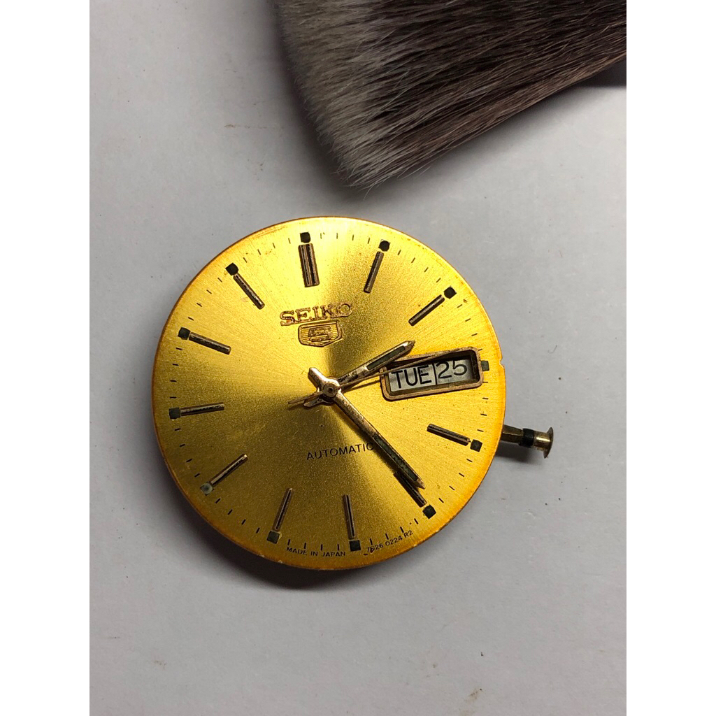 mesin jam tangan seiko 5 dan dial original 7s26