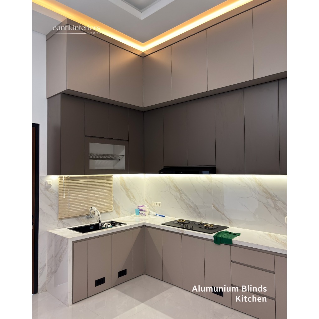 Venetian Blinds Tirai Dapur custom ukuran