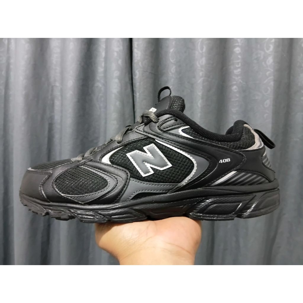 Sepatu NB 408 FullBlack Legit