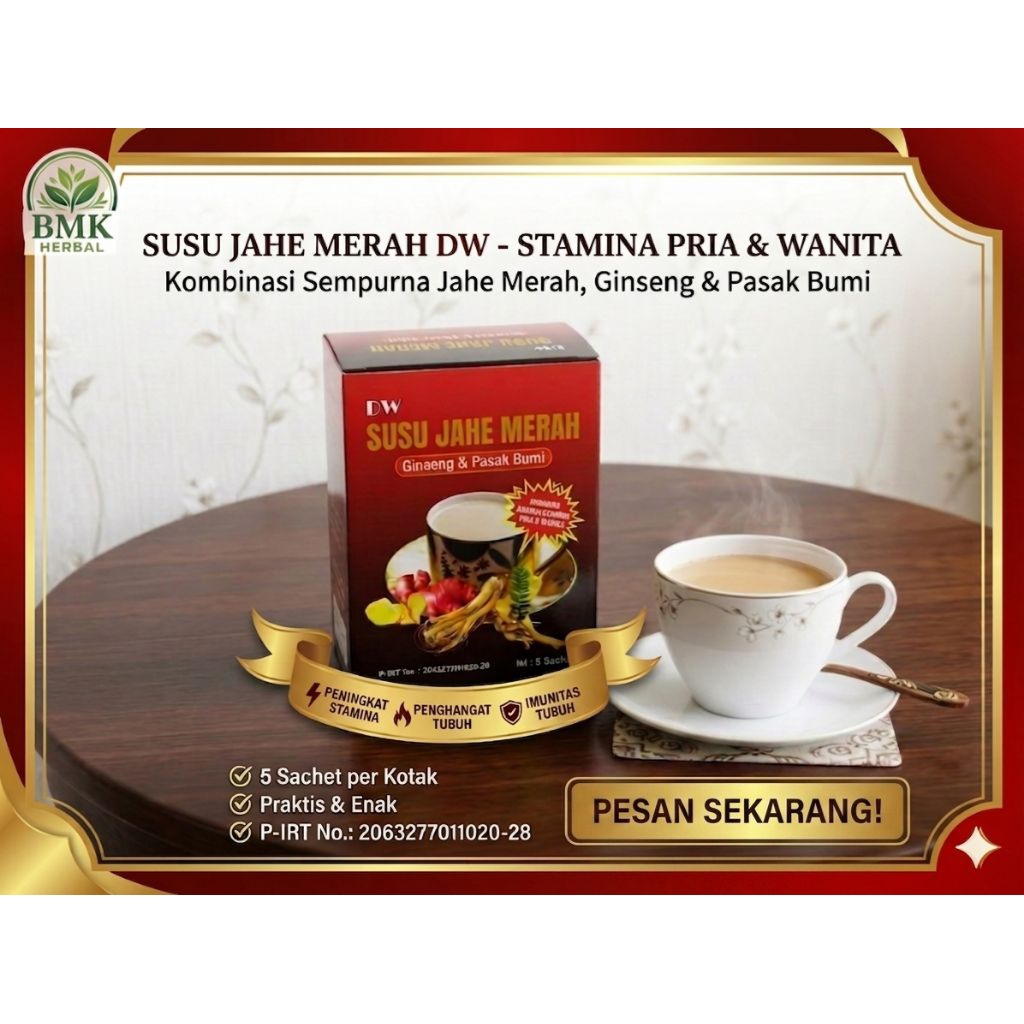 susu jahe merah ginseng purwoching dan pasak bumi - herbal alami