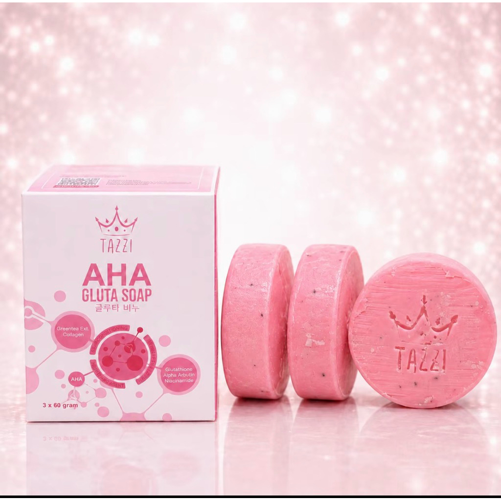 3 Sabun Aha Gluta Soap tazzi (TIGA PCS)