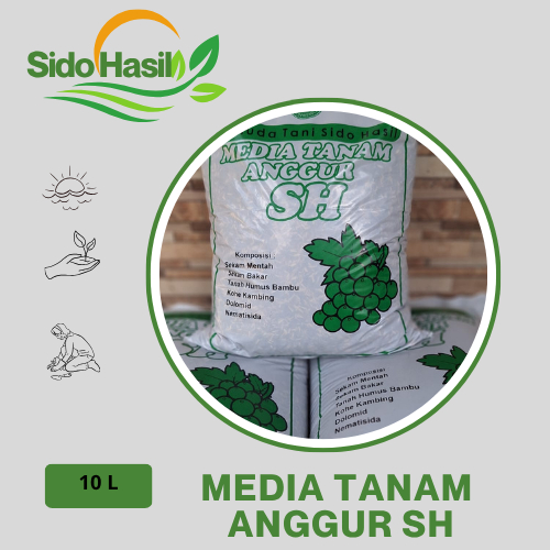 Sido Hasil-Porous Media Tanam Anggur SH 10 Liter