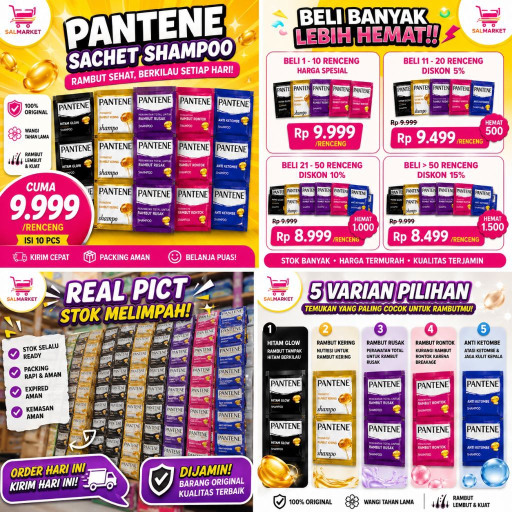 Pantene Sachet Shampoo