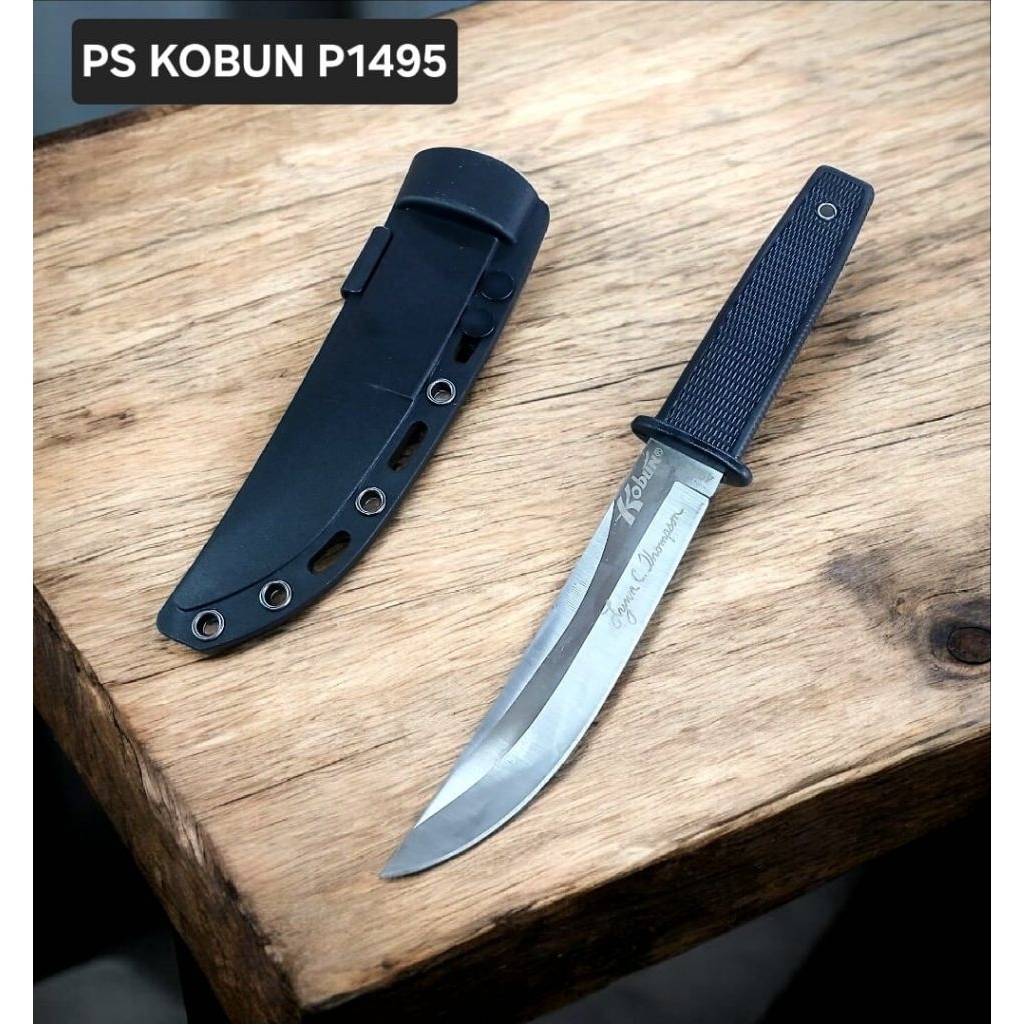 PISAU CAMPING SURVIVAL KIT OUTDOOR KOBUN HITAM P1495